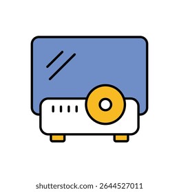 Projector Icon vector stock illustration