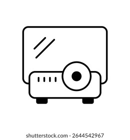 Projector Icon vector stock illustration