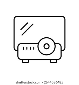 Projector Icon vector stock illustration