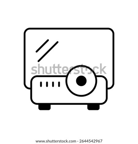 Projector Icon vector stock illustration