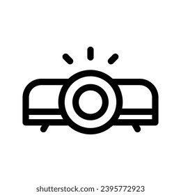 Projector Icon Vector Symbol Design Illustration