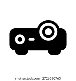 Ilustración de diseño de símbolo de Vector de icono de proyector