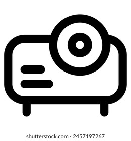 Projector icon for web, app, infographic, etc