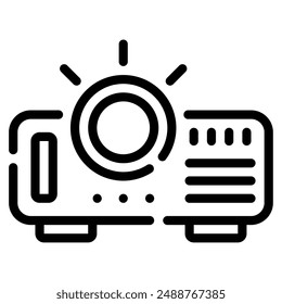Projector icon for web, app, infographic, etc