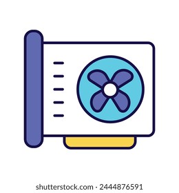 projector icon with white background vector stock illustration