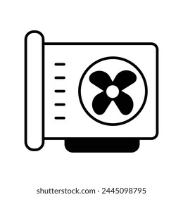 projector icon with white background vector stock illustration