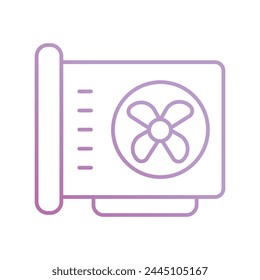 projector icon with white background vector stock illustration