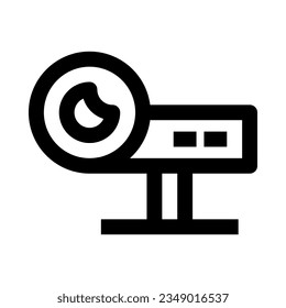 icono del proyector para su sitio web, móvil, presentación y diseño de logotipo.