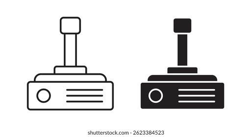 Iconos del proyector en el fondo blanco para el Web