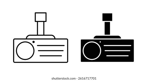 Projector icons set for website design