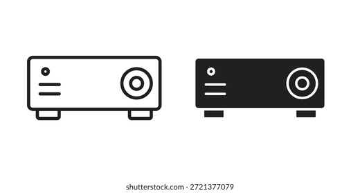 Projector icons sign vectors. suitable for web, app, infographic, etc