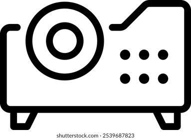 projector line icon illustration vector