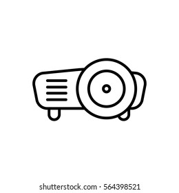 projector line vector icon