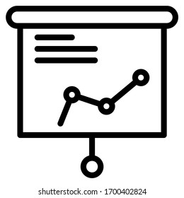 projector screen. icon with outline style, perfect pixels and base size of 64x64 px. Suitable for website design, logos, applications and UI.