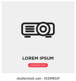 Projector vector icon
