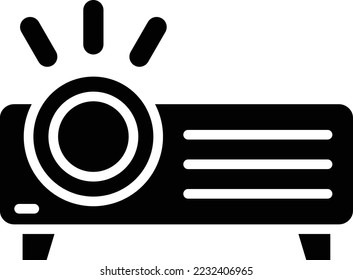 Projector Vector Icon Design Illustration
