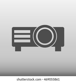 Projector Vector Icon Illustration