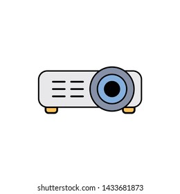 Projector vector icon sign symbol