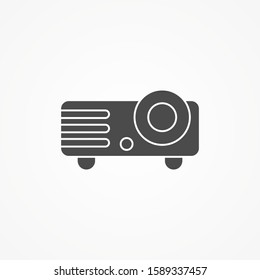 Projector vector icon sign symbol