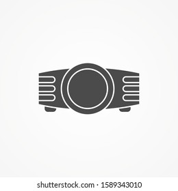 Projector vector icon sign symbol