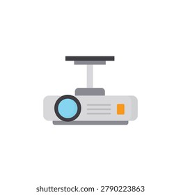 Projector vector illustration on a white background