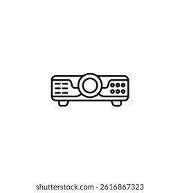 Projector vector line icon icons design
