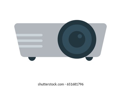 Projector vector on white background