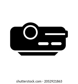 Projector vector,simple icon, symbol, pictogram design, Presentation.