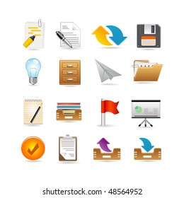 Projects and documents icons