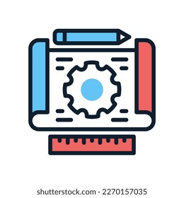 Projects icon in vector. Logotype