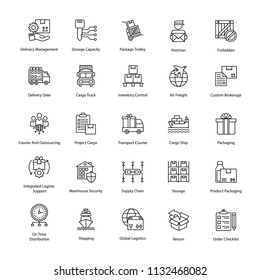 
Prolific Logistics Delivery Icons
