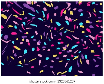 Prom night party background for poster. Starry Night Prom Invitation .