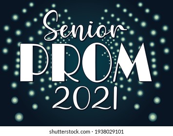 Prom Spotlight 2021 Background Logo Template