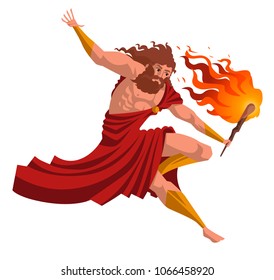 prometheus stealing the fire flame from gods