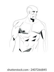 Prometheus that looking around boldly