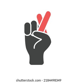 promise gesture icons  symbol vector elements for infographic web