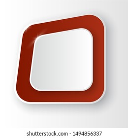 Promo badge for offer, promotion, advertising, scroll, price tag, sticker, poster. Modern geometric sale banner for your graphic and web design