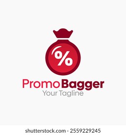 Promo Bagger Logo Design Template. Good for Business, Agency, Community and Organization.