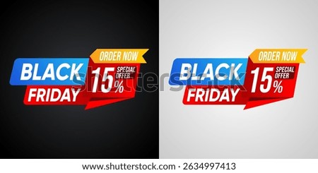 Promo Banner with 15% Off – E-commerce Discount Design
