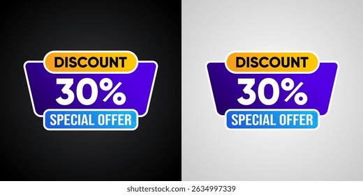 Promo Banner with 30% Off – E-commerce Discount Design