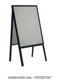 Promo blank panel. vector illustration