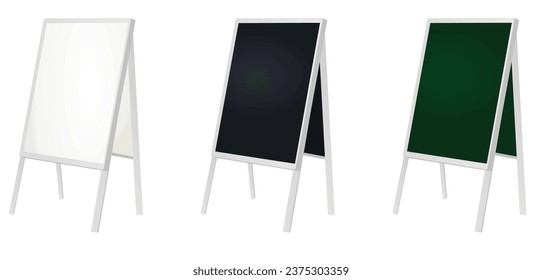 Promo blank panel. vector illustration