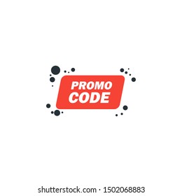 Promo code and coupon code sign, emblem, label, badge,sticker. Bestseller banner. Designed for your web site design, logo, app, UI. Flat vector set design illustration isolated on white background.