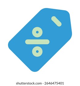promo code duo tone icon editable vektor