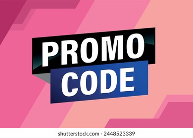 promo code poster banner graphic design icon logo sign symbol social media website coupon


