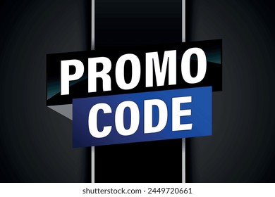 promo code poster banner graphic design icon logo sign symbol social media website coupon

