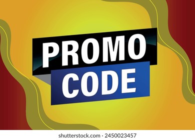 promo code poster banner graphic design icon logo sign symbol social media website coupon

