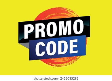promo code poster banner graphic design icon logo sign symbol social media website coupon

