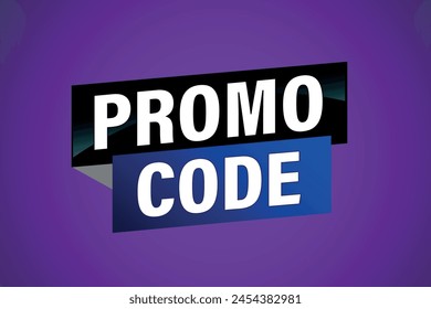 promo code poster banner graphic design icon logo sign symbol social media website coupon

