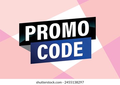 promo code poster banner graphic design icon logo sign symbol social media website coupon

